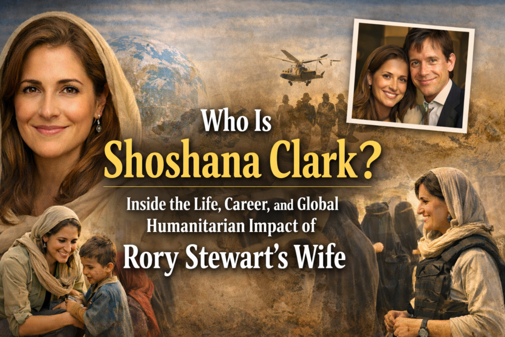 Shoshana Clark wife of Rory Stewart