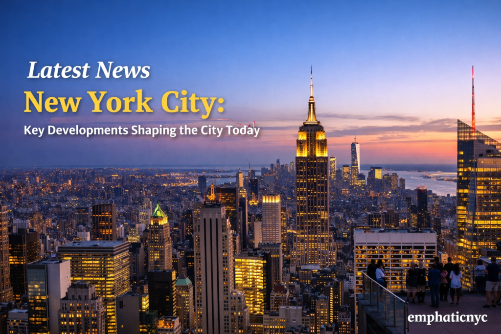 Latest News New York City: Key Developments Shaping the City Today