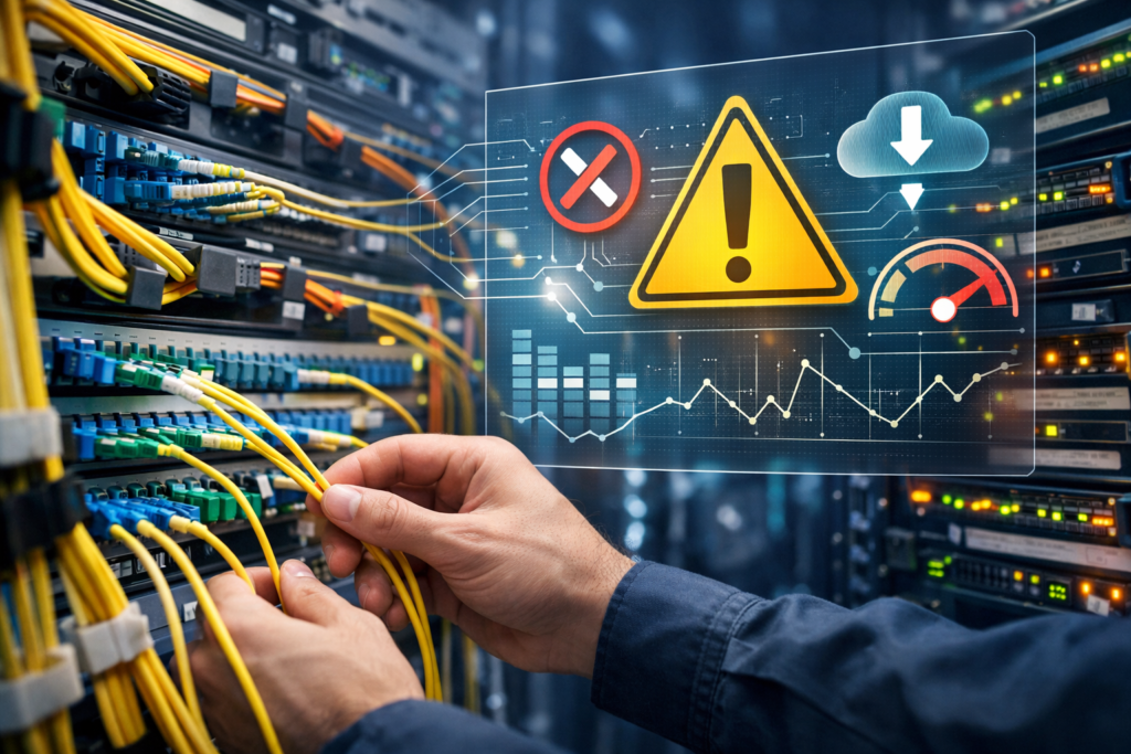 How Effective Fiber Cable Management Solves Network Downtime