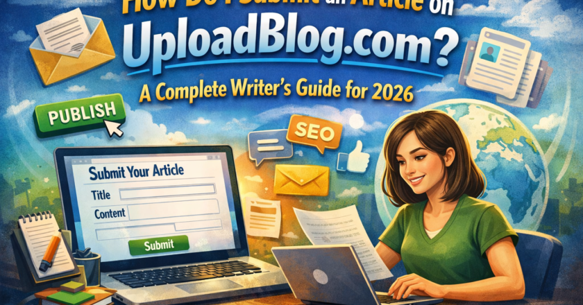How Do I Submit an Article on UploadBlog.com? A Complete Writer’s Guide for 2026
