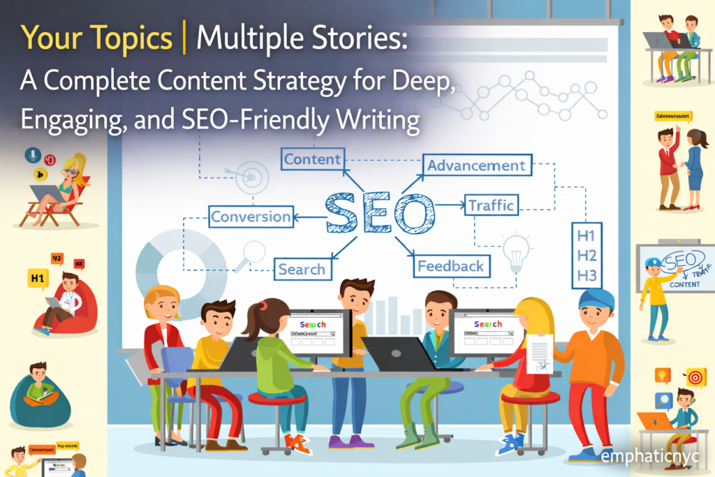 Your Topics | Multiple Stories: A Complete Content Strategy for Deep, Engaging, and SEO-Friendly Writing